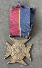 Antique Church Lads Brigade Medallion Medal Long Service Boys Brigade