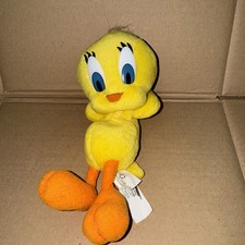 Vintage Play By Play Looney Tunes Tweety Pie Soft Toy-Approximately 8” Tall