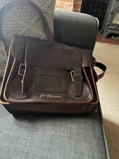 Doc Martens Medium Size Brown Leather Satchel Good Condition 11inch Bag 