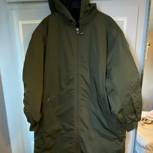Simply khaki long parka - long,