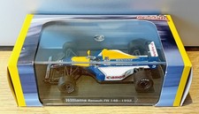 F1 Nigel Mansell Williams Renault FW14B 1992 Model Car 1:43 Scale Display Case