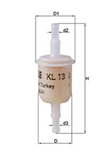 Fuel Filter MAHLE Fits FIAT