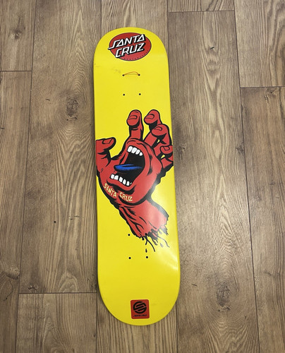 Santa cruz yellow - santa, skateboard