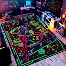 Gaming Rug for Boys Bedroom