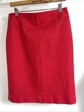 Ann Taylor Red Pencil Skirt