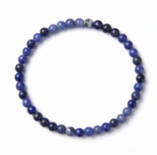 Natural sodalite blue - natural, bead