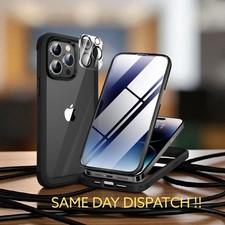 Miracase Case iPhone 15/14/11... 9H Glass Screen Protector + Camera Protector