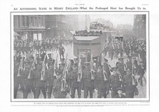 1911 LIVERPOOL Riots Armoured Motor Waggon Walton Gaol Infantry Prison Van(DP12)