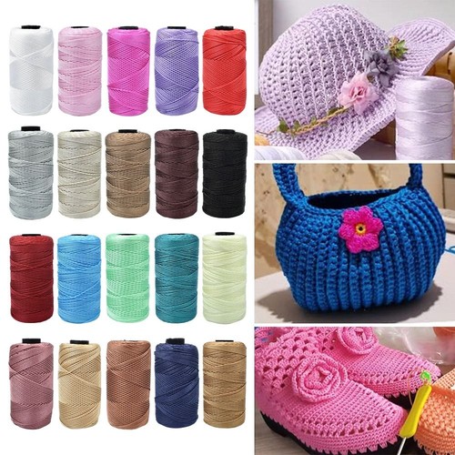 Colored crochet yarn 200m - colored,