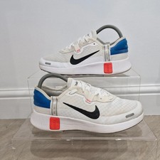 Nike Trainers Size 5 Reposto White Flash Crimson Gym Running Casual