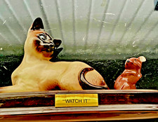 Beswick VINTAGE Cat And Mouse Watch It Figurine on Plinth In good condition.