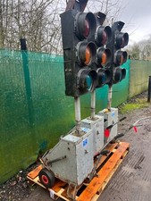 3x Pike Signals Road Traffic Light Red Green amber £450+vat led Bulb Tops Works