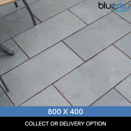 Grey slate paving - grey,