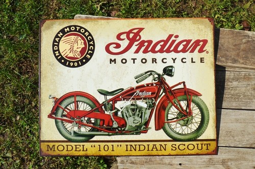 Indian motorcycle company - motorcycle, tin