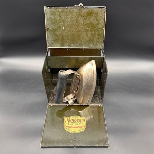 Vintage sunbeam electric iron - vintage,