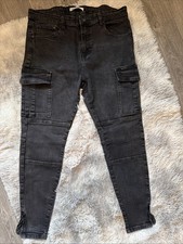 ZARA Men's Biker Cargo Jeans