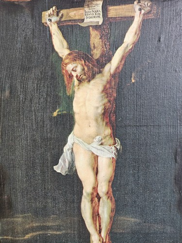 Antique religious plaque - antique,