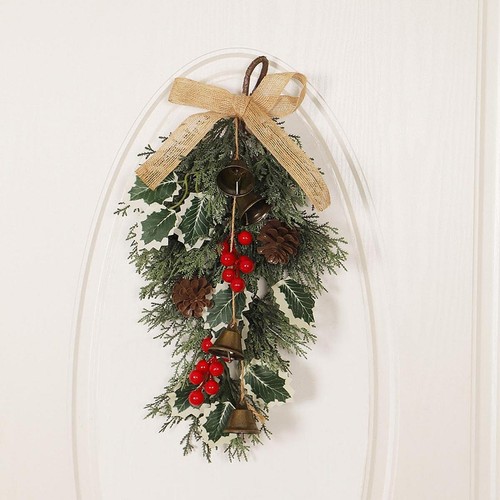 Christmas teardrop wreath - christmas,