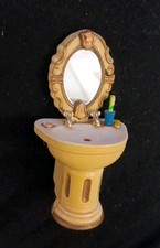 ACME Fridge Magnet Old fashioned BATHROOM VANITY Vintage 1996 Mirror Miniature