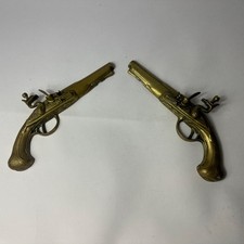 PAIR OF VINTAGE BRASS WALL