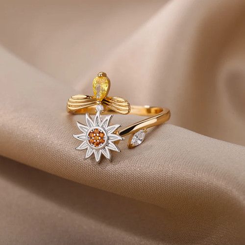 Anti stress spinner ring - stress,