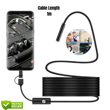 USB Type C Endoscope Borescope Snake Inspection Camera 3 in 1 for Phone Android