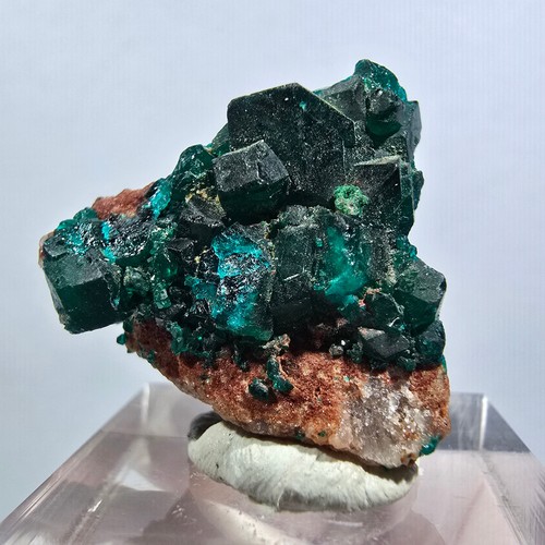 Rare dioptase calcite - rare,