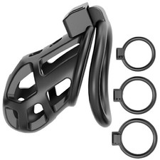 Breathable male chastity cage - male,