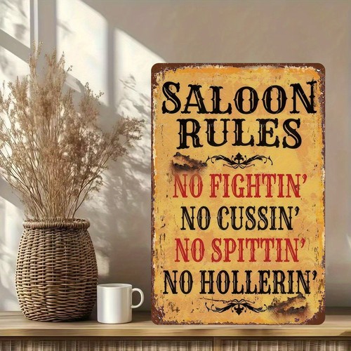 Old west saloon rules - west,