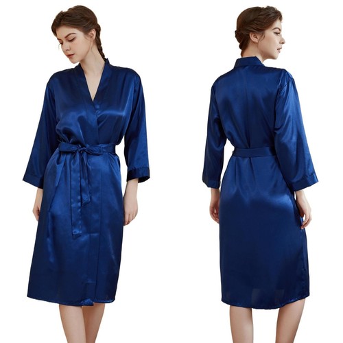 Long plain satin - satin, silk