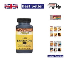 Fiebings Black Leather Dye 4oz