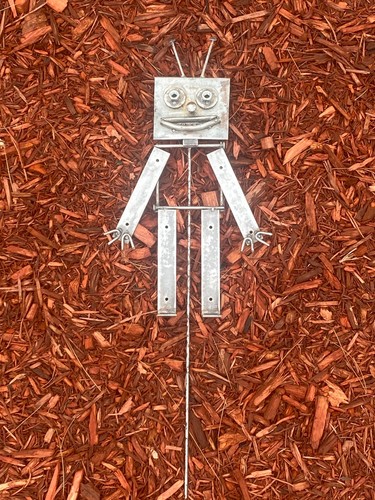 Welded hand crafted metal art - welded,