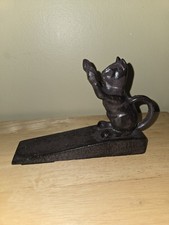 Cast Iron Cat Door Stopper