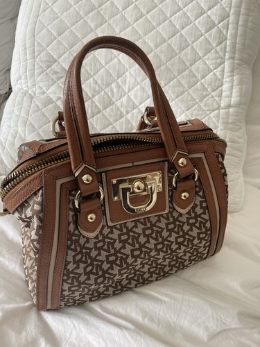 Dkny brown tapestry and - dkny,