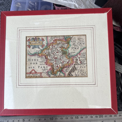 Vintage saxton map of - vintage,