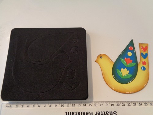 Sizzix bigz folk bird - bigz, fabric