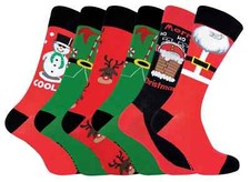 New Men's 6 Pairs 'FESTIVE'
