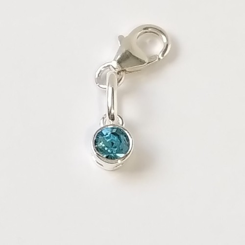 Sterling silver birthstone - silver,