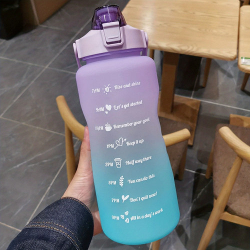 Litre water bottle - 2, time
