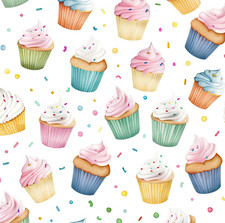 Cupcakes! 100% NEW Cotton