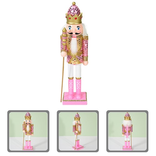 Wooden nutcracker figure - wooden,