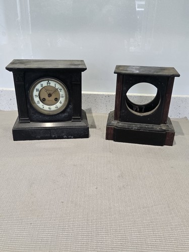 Marble mantel clock - marble, for