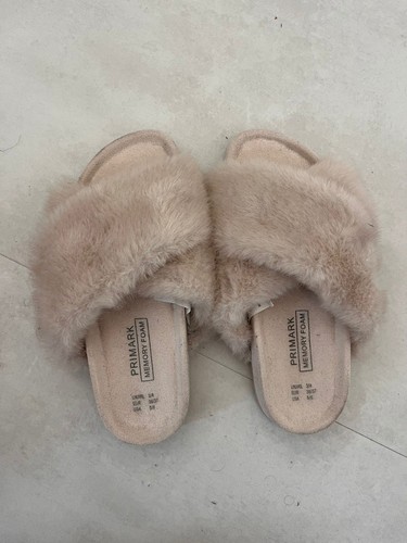 Primark fluffy slippers - primark,