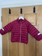 Polarn O. Pyret Dark Pink Padded Lightweight Jacket, Puffer Jacket 1,5-2 Years