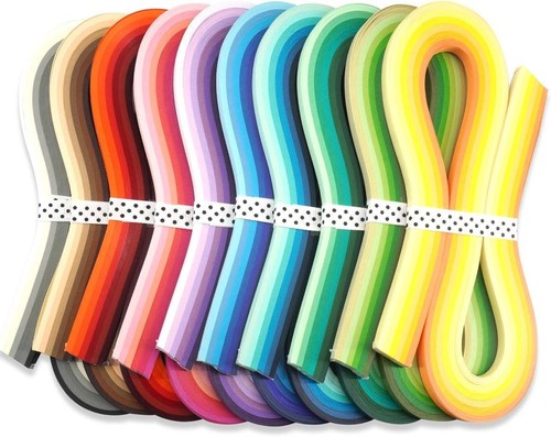 Multi color paper quilling - multi-color,