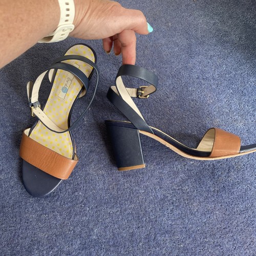Boden tan navy sandal - navy, eu