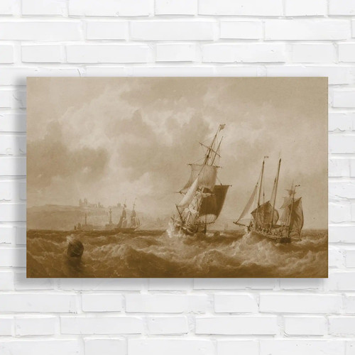 Sailing ships stormy - ships, a