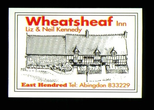 Matchbox label pub the - pub,