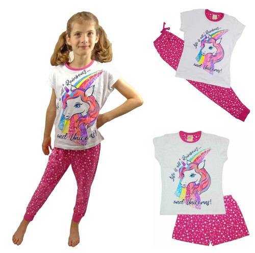 Girls unicorn pyjamas - girls,