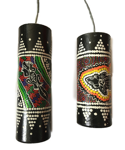 Hand painted thunder sound - painted,
